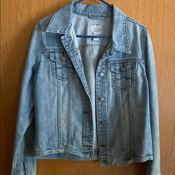 Old Navy Blue Jean Jacket Classic Denim Style - Picture 1 of 7
